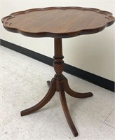 Antique Mahogany Piecrust Table
