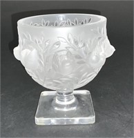 Lalique Crystal Vase The Elisabeth
