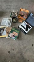 Solder gun,, wood burning tools, bits, books