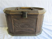 Vintage Plastic Sewing Box w/ Contents