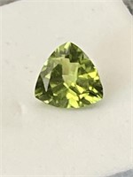 Apprx 1.10CT Trillion Cut Chinese Peridot