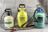 3 Portable Pressure Sprayers