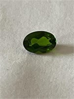 Apprx .40 CT Oval Chrome Diopside