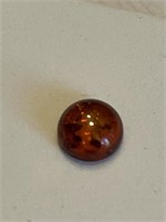 Apprx 7mm Round Amber Cabochon