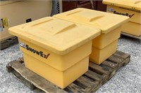 (2) Snowex Salt Boxes