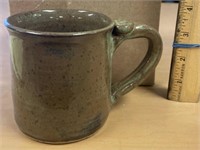 Pottery Mug Signed DWL