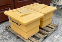 (2) Snowex Salt Boxes