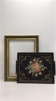 Gilded frame with no glass measuring 22x29 with
