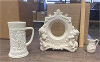 Vintage unfinished ceramic items