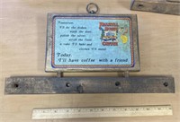 4 WOOD MAXWELL HOUSE COFFEE SIGNS
