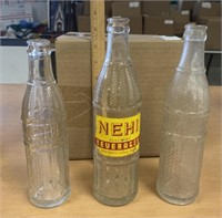 Vintage 3 NEHI DRINK BOTTLES