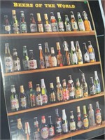 Beers of the World Poster- New in Plastic 36x24"