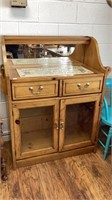 Lane Buffet cabinet with glass door fronts and