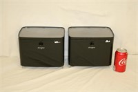 Pair of CD Storage Containers