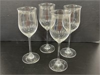 Four Marquis by Waterford stemmed glasses