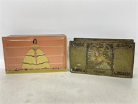 Two vintage chocolate tins Whitman’s & Gales
