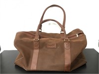 Brown Lagerfeld travel duffel bag