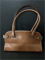 Unauthenticated Prada brown leather handbag