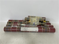 Lot of double roll wall paper & border rolls