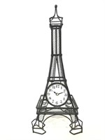 Metal clock Eiffel Tower