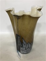 Handmade glass large vase