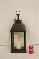 New Jumbo Lantern w/ 3 Candles