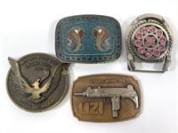 Vintage belt buckle collection