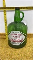 Deep Rock Green Glass Bottle