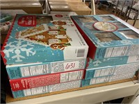 Gingerbread houses and cookie kits . Used only