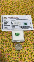 Emerald from Columbia , 2.85 cts Oval Cut