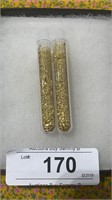 2 Vials of Gold Leaf Flake Foil