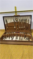Vintage National Silver Flatware with box