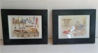 Framed Art prints numbered and signed. Each is