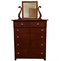 Holland Mirrored Chest of Drawers