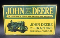 John Deere Tractors Sign