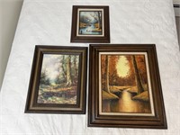 Framed Woods Paintings