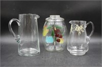 Hand Painted Clear Glass & More
