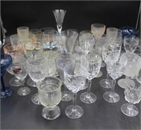 Large Lot of Clear Glass & More