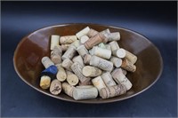 Bowl of Wine Corks