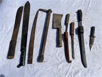 Machetes & Knives Lot