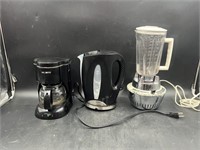 Mr. Coffee Maker, Vintage Blender, & 1 More