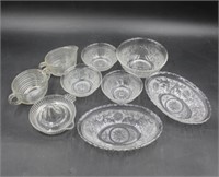 Assorted Clear Glass
