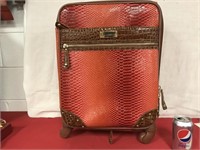 Imani faux skin suitcase
