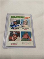 Autographed Topps Rookies Outfielders