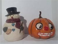 Assorted Holiday Cookie Jars