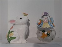 Easter Bunny Cookie Jars