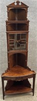 Excellent Antique Corner Etagere