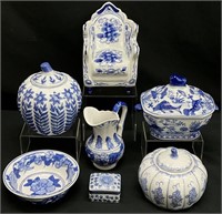 Blue & White Porcelain Decor