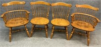 4 Ethan Allen Maple Chairs