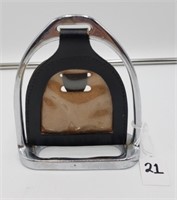 Stainless Frame Hanging Leather for Photo